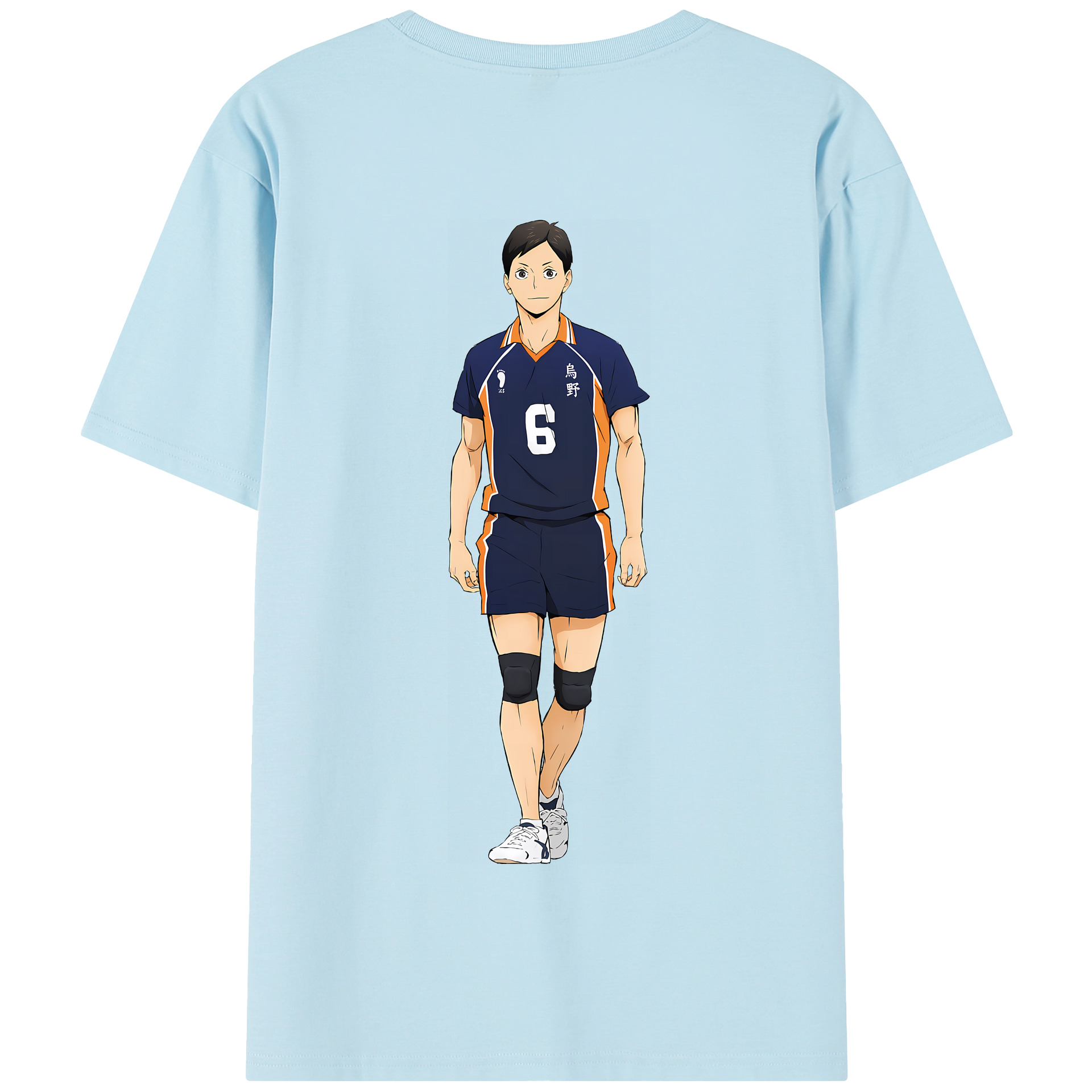 （画像用） ハイキュー!! Haikyu!! 綿100％半袖Tシャツ（背面プリント）